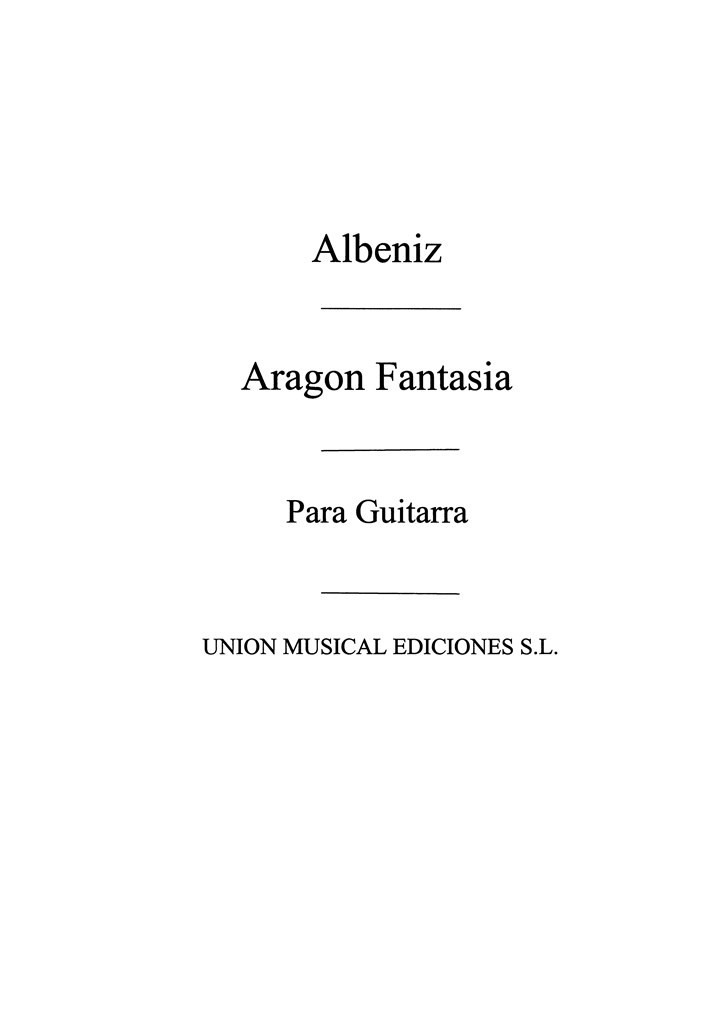Aragon - Fantasia (GariaFortea) for Guitar.